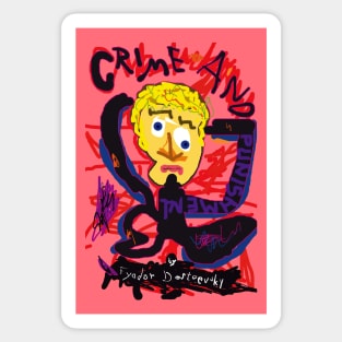 Uh-oh Crime and Punishment by Dostoevsky Sticker